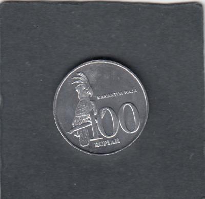 Beschrijving: 100 Rupiah  BIRD